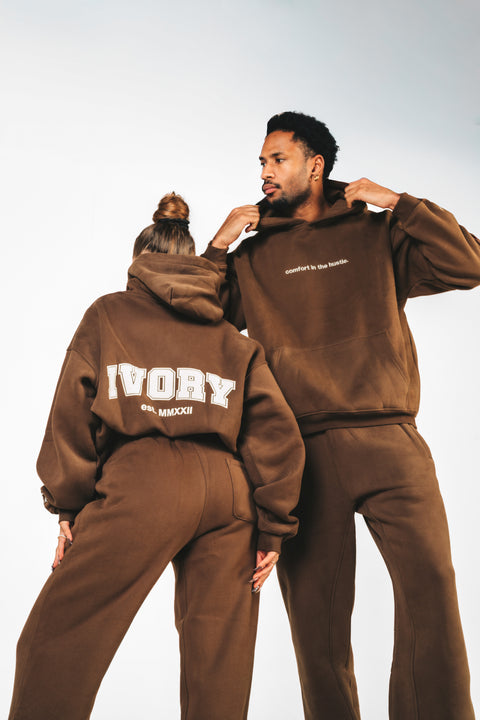 Ivory Essentials Pants - Brown