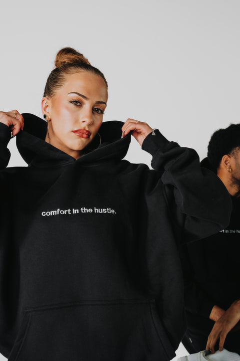 Ivory Essentials Hoodie - Black