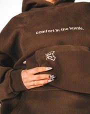 Ivory Essentials Hoodie - Brown