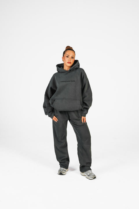 Ivory Essentials Hoodie - Grey