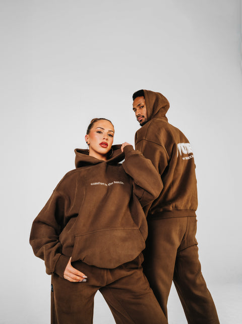 Ivory Essentials Hoodie - Brown