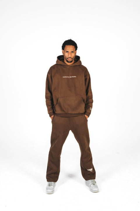 Ivory Essentials Hoodie - Brown