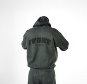 Ivory Essentials Hoodie - Grey