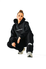 Ivory Essentials Hoodie - Black